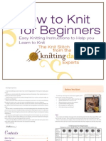 How To Knit For Beginners