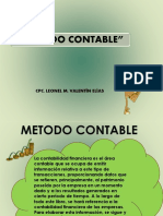 Semana 5° El Metodo Contable