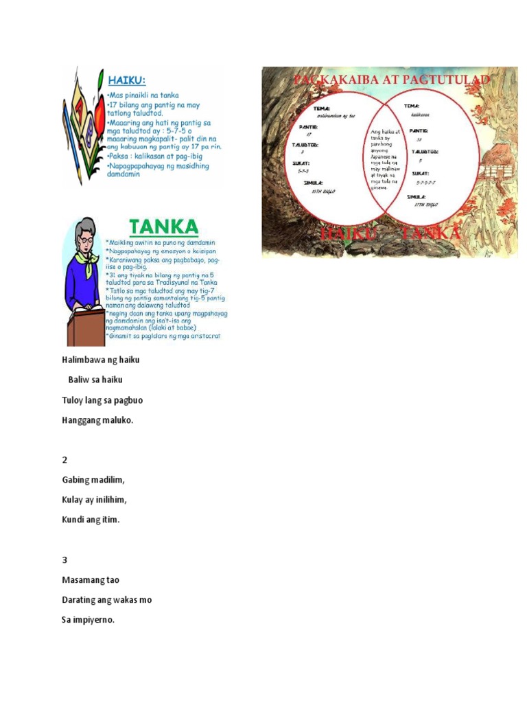Ess Filipino 9 Haiku at Tanka | PDF