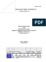Laporan Penyelidikan Geoteknik Cirebon PDF