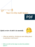 Year 3 in The Math Lesson