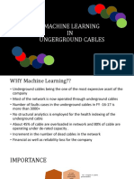 Machine Learning Detects Faults in Underground Cables