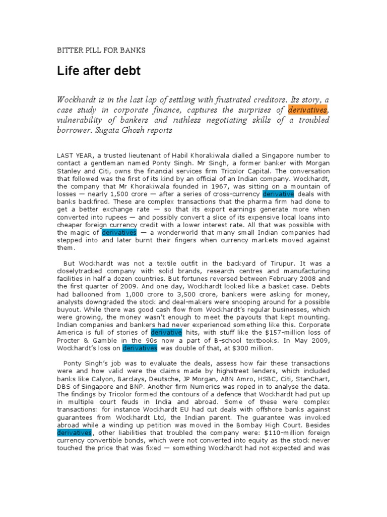 Case study derivatives image