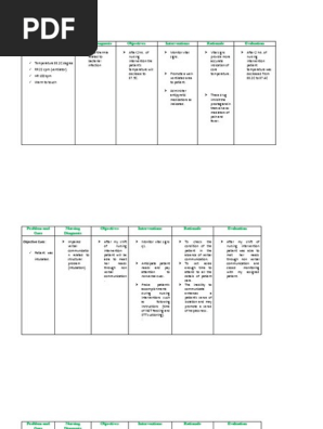 Nursing Care Plan