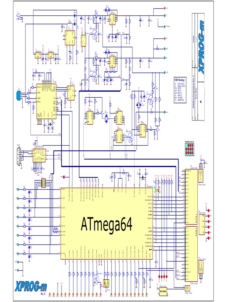 XPROG-m Programmer Schematic | PDF