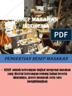 Resep Masakan Indonesia