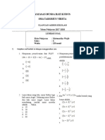 Soal Ulangan Akhir Semester X