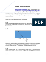 Contoh Soal Cerita Matematika Tentang Kesebangunan