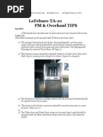 Download LeFebure TA-10 PM and Overhaul Tips by BrainWaveTech SN36625393 doc pdf