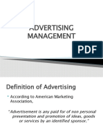 Advertising Management: Greeshma Pandey, DCHSS 2010-2011