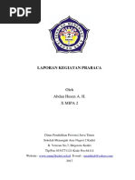 Laporan Kegiatan Membaca Buku