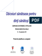 Proiect de Planificare a Campaniei