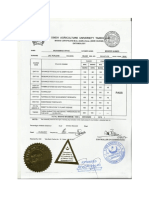 Transcript Certificate