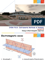 CHEM F313: Instrumental Methods of Analysis: Energy & Electromagnetic Spectrum