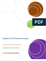 Analysis of TCS Placement Papers