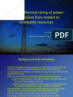 Dynamic Thermal Rating of Power Transmission Lines Related To Renewable Resources