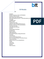 SD Module: Order Fulfilment I