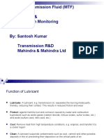 Manual Transmission Fluid (MTF) & Condition Monitoring