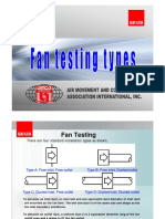 Fan Testing Types