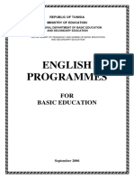 English Programmes: FOR Basic Education