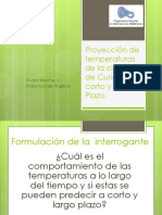 Proyección de Temperaturas de La Ciudad de Curicó