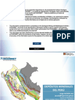 Acosta, J. (2017) Depósitos Minerales Del Perú.