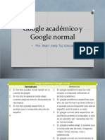 Google Académico y Google Normal