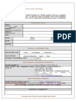 2010 Sponsor Form