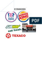 Examples of Franchises
