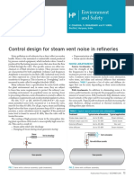 Control Design For Steam Vent Noise in Refineries (HP)