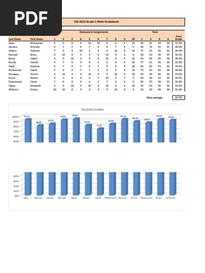 excel gradebook