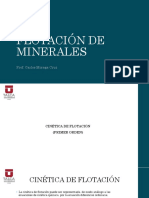 Kinetic models for flotation of minerals
