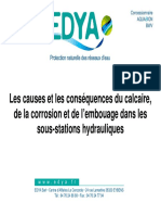 Causes Consequences Calcaire Corrosion Embouage
