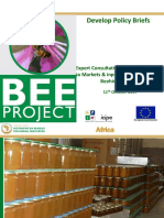 Develop Policy Briefs: Expert Consultative Meeting On Access To Markets & Input Services For African Beehive Products