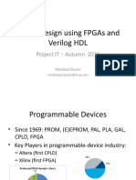 Digital Design Using Fpgas and Verilog HDL: Project It - Autumn 2016