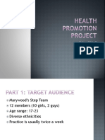 Health Promotion Projct Presentation