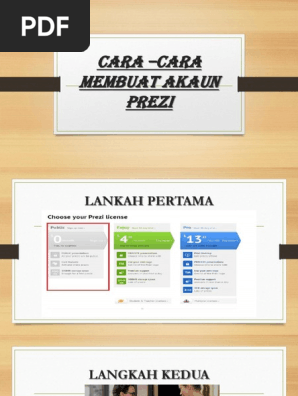 Cara Cara Membuat Akaun Prezi Pdf