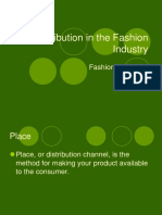 Distribution in The Fashion Industry