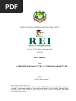 A importância da leitura para o leitor