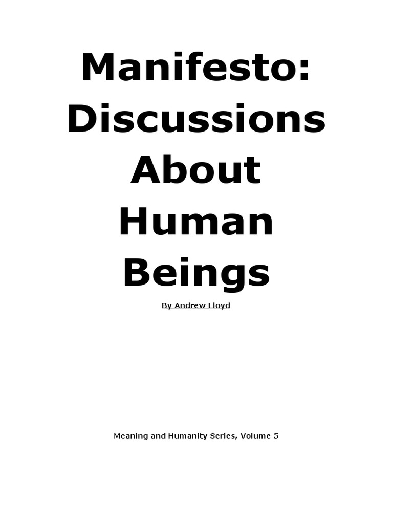 Manifesto Discussions About Human Beings PDF Sex Work Feminism image