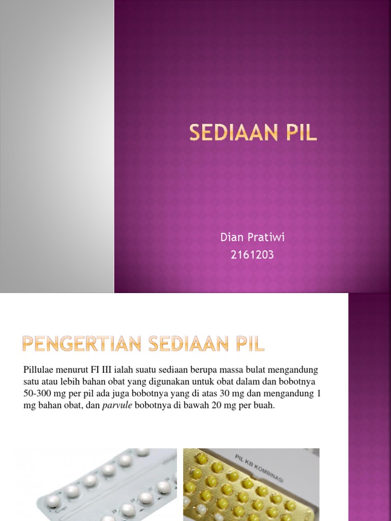 Panduan Pembuatan dan Jenis Pil Obat | PDF