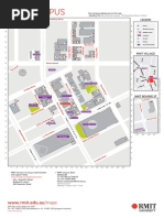 RMIT City Campus Mobility Map | PDF | Melbourne | Universities And Colleges
