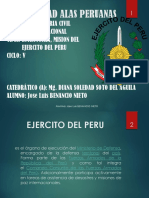 Estructura y misión del Ejército Peruano