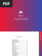 Pagebuilder Guide