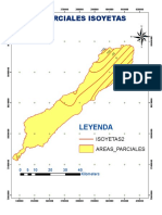 Areas Parciales Isoyetas: Leyenda