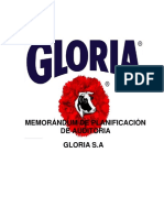 Planificación de Auditoria Grupo Gloria S.A.