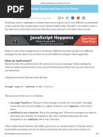 Strange JavaScript Errors and How To Fix Them