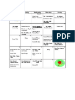 Period F Calendar