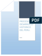 Proceso de Desarrollo Historico Del Peru