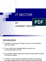 It Sector: BY Harmeet Sehgal
